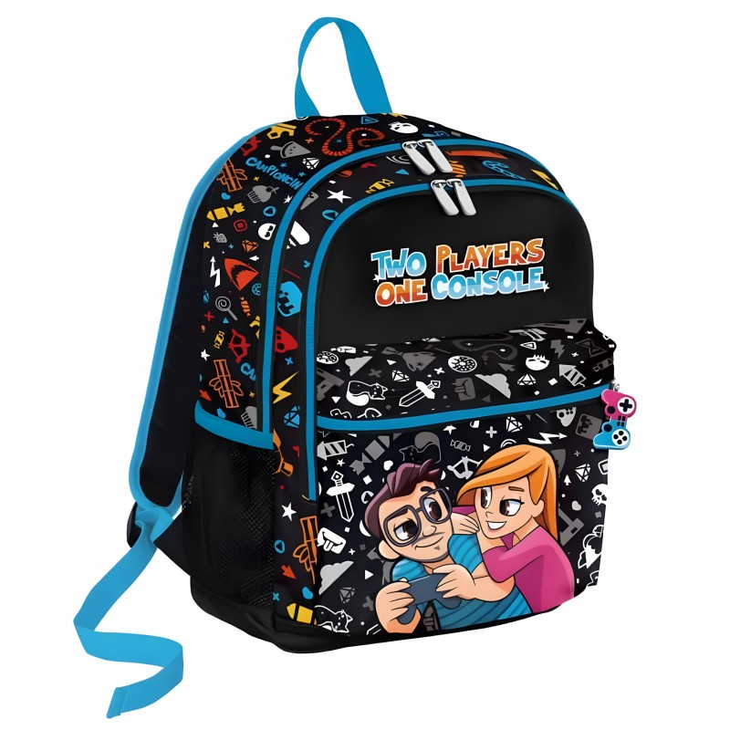 Zaino Doppio Scomparto Two Players Oneconsole - Seven