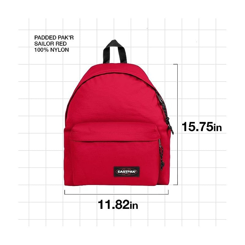 Zaino Eastpak Padded Pak'r Unisex Sailor Red -  Rosso