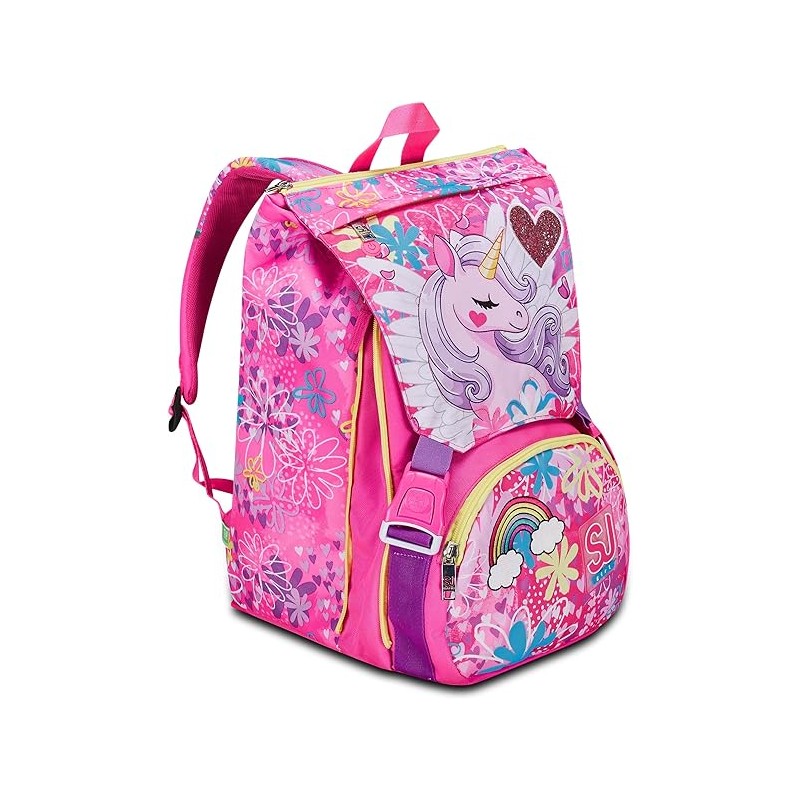 Zaino Estensibile Big Sj Gang Unicorn Led Girl