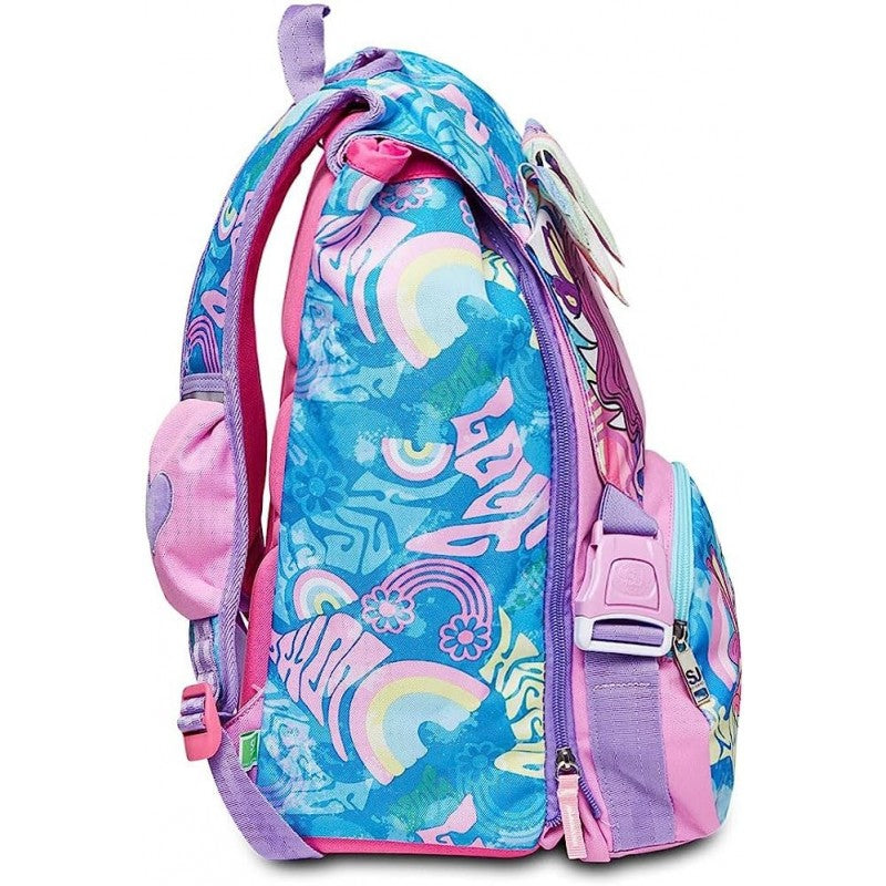 Zaino Estensibile Big Sj Gang Uniwing, Multicolore, Doppio Scomparto