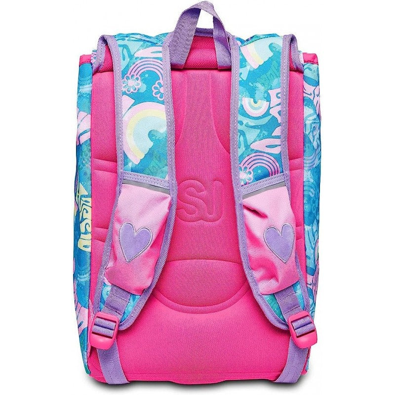 Zaino Estensibile Big Sj Gang Uniwing, Multicolore, Doppio Scomparto