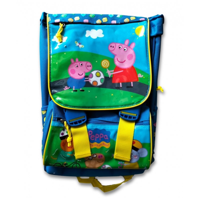 Zaino Estensibile Peppa Pig E George Con Amici