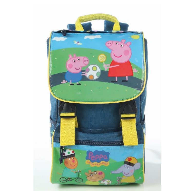 Zaino Estensibile Peppa Pig E George Con Amici