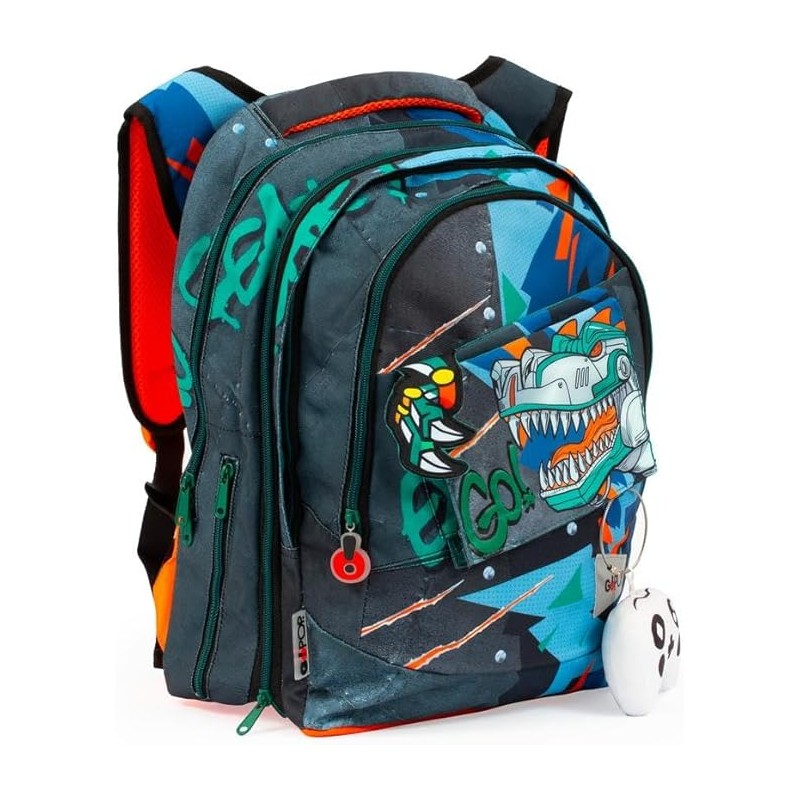 Zaino Estensibile Round Go Pop Dinosauro T Rex