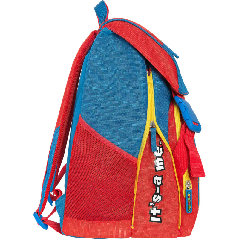 Zaino Estensibile Super Mario Blu/rosso/giallo