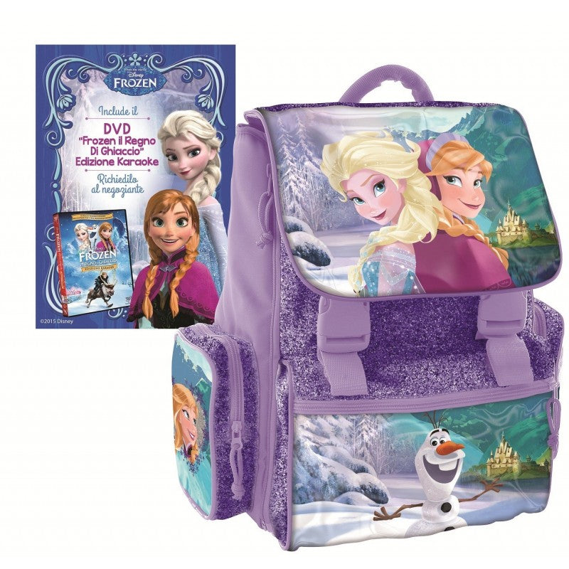 Zaino Frozen Estensibile Con Dvd Omaggio - Z00065