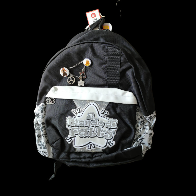 Zaino Mondo Di Patty Nero Con Cerniera