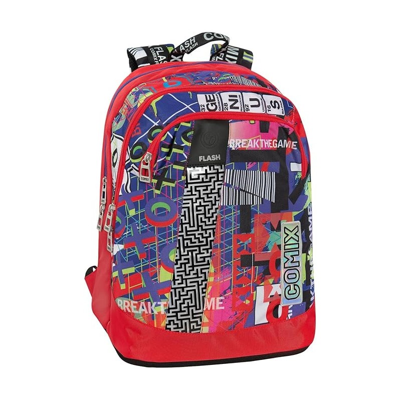 Zaino Organizzato Comix Flash Enjoy Genius