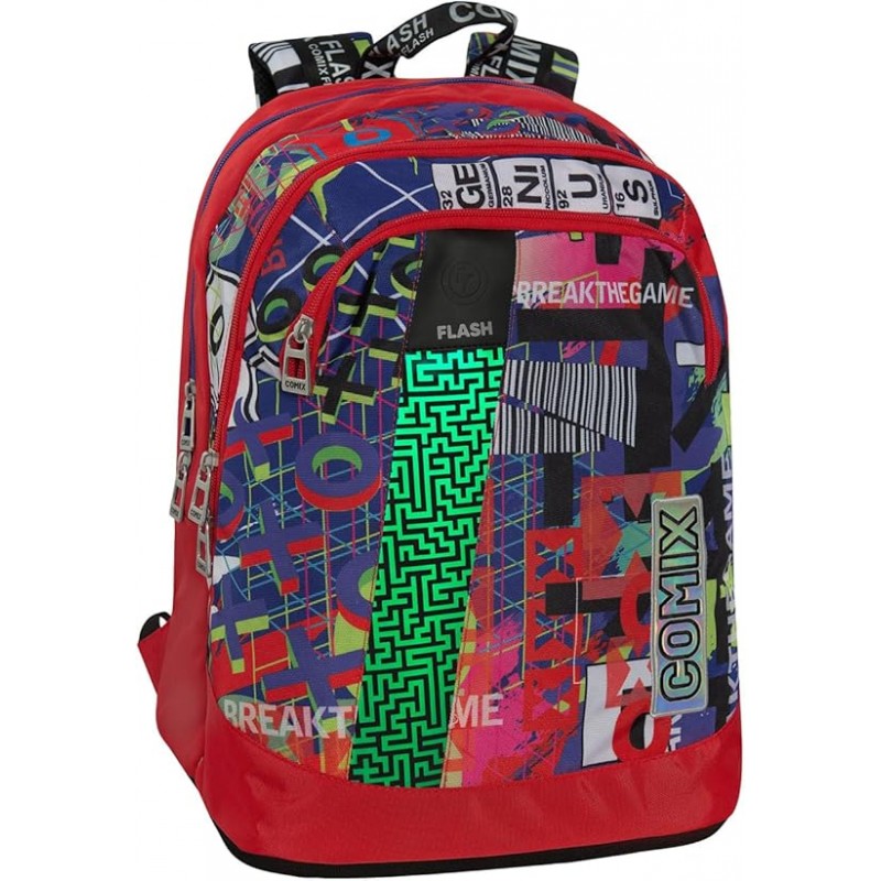 Zaino Organizzato Comix Flash Enjoy Genius