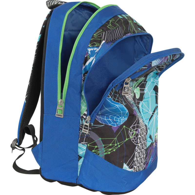 Zaino Organizzato Comix Flash Lost Space Viola/azzurro