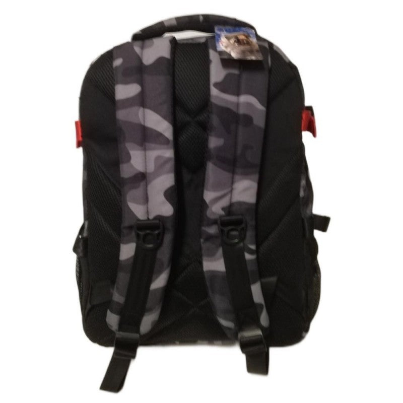 Zaino Ovetto Triplo Nasa Camouflage Grigio