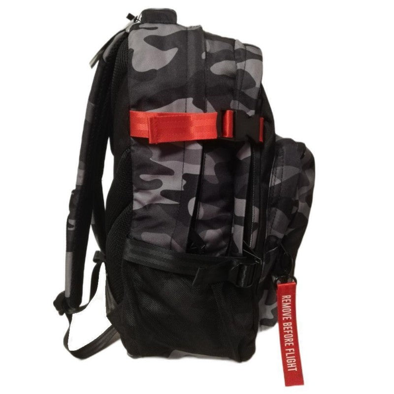 Zaino Ovetto Triplo Nasa Camouflage Grigio