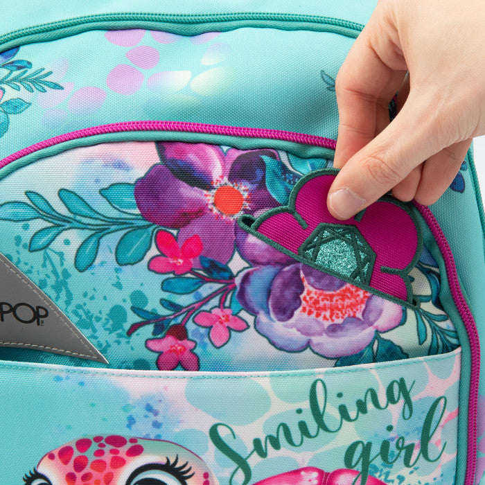 Zaino Round GoPOP Turtle Bloom - Verde Acqua - Giochi Preziosi