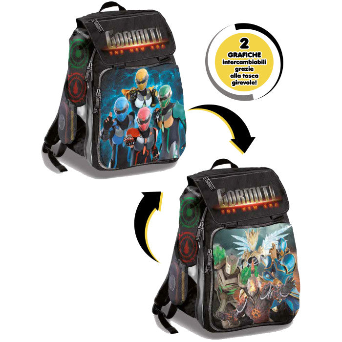 Zaino Estensibile Gormiti - Nero - Giochi Preziosi