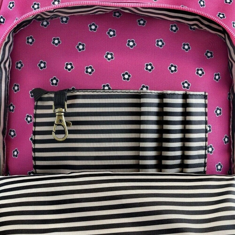 Zaino Scuola Santoro London Gorjuss Dreamer, Tre Cerniere Rosa – Z00122