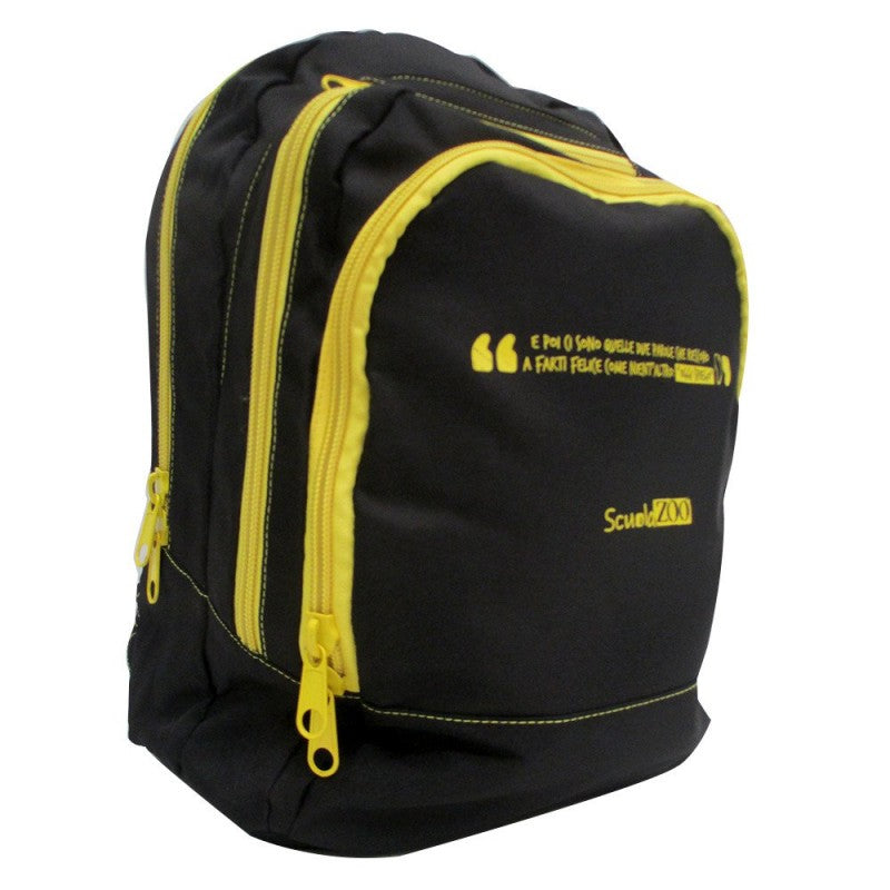 Zaino Scuolazoo 3 Cerniere Nero - Z00076