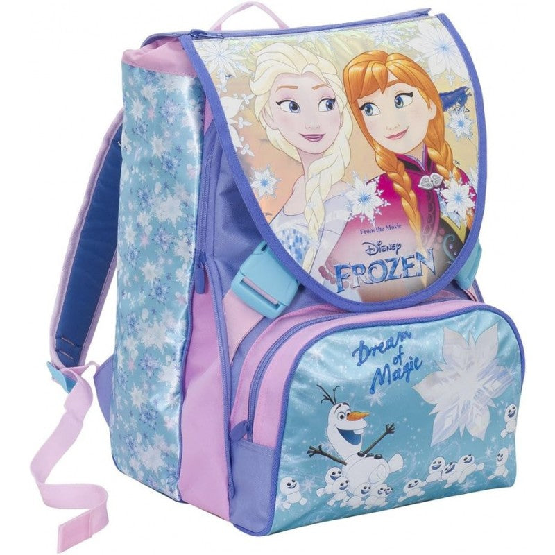 Zaino Sdoppiabile Frozen Magic Star Con Astuccio + Personaggio Frozen - Z00084