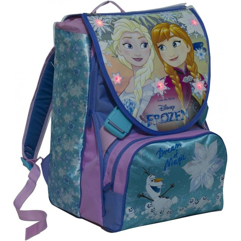 Zaino Sdoppiabile Frozen Magic Star Con Astuccio + Personaggio Frozen - Z00084