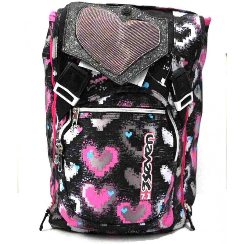 Zaino Sdoppiabile Seven Brightheart - Rosa/nero
