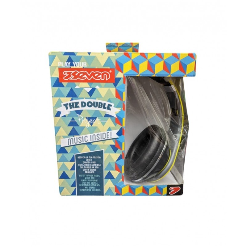 Zaino Seven Double Color Camouflage Con Cuffie In Omaggio Verde- Z00021