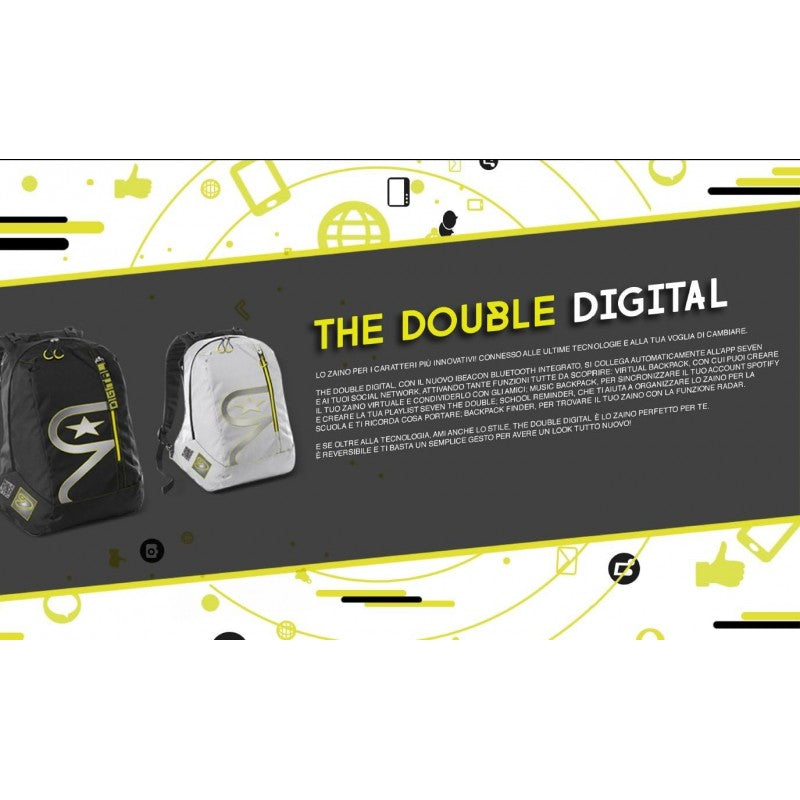 Zaino Seven Double Digital Nero – Z00175