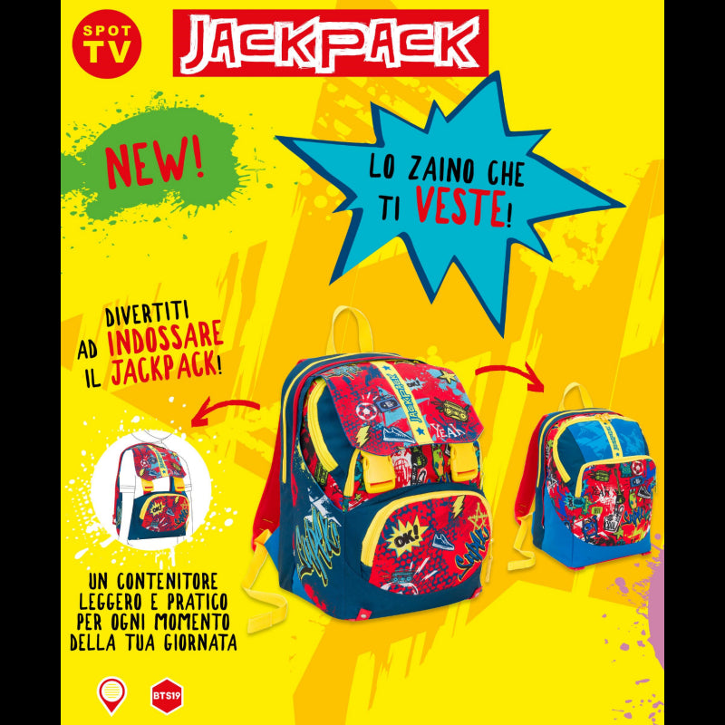 Zaino Seven Jackpack Con Astuccio Triplo – Z00159