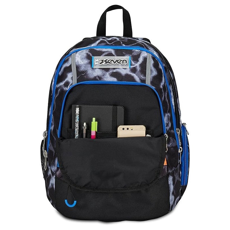 Zaino Seven Mark On Boy – Nero Giallo