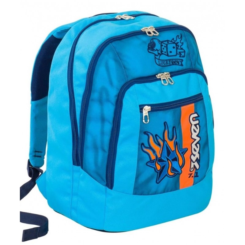 Zaino Seven New Advanced Color Boy Azzurro - Z00029