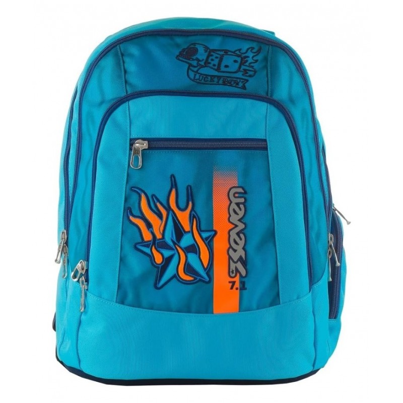 Zaino Seven New Advanced Color Boy Azzurro - Z00029