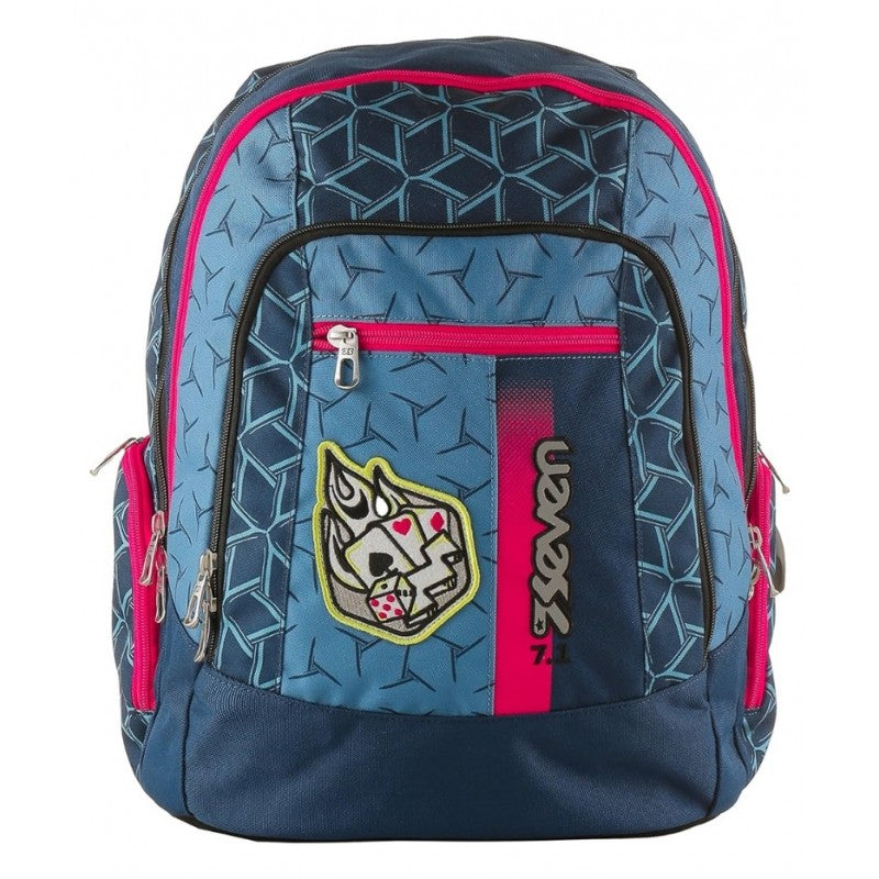 Zaino Seven New Advanced Dice Boy Blu - Z00034