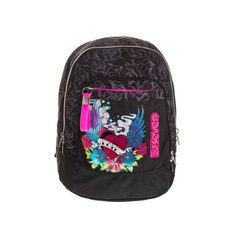 Zaino Seven New Advanced Lefleur Nero – Z00138