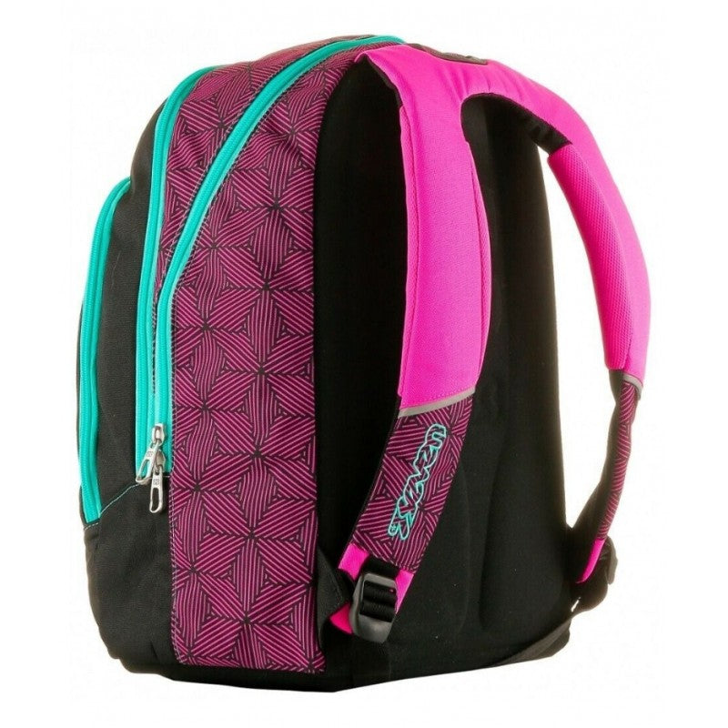 Zaino Seven New Advanced Rebel Girl Nero/rosa - Z00050