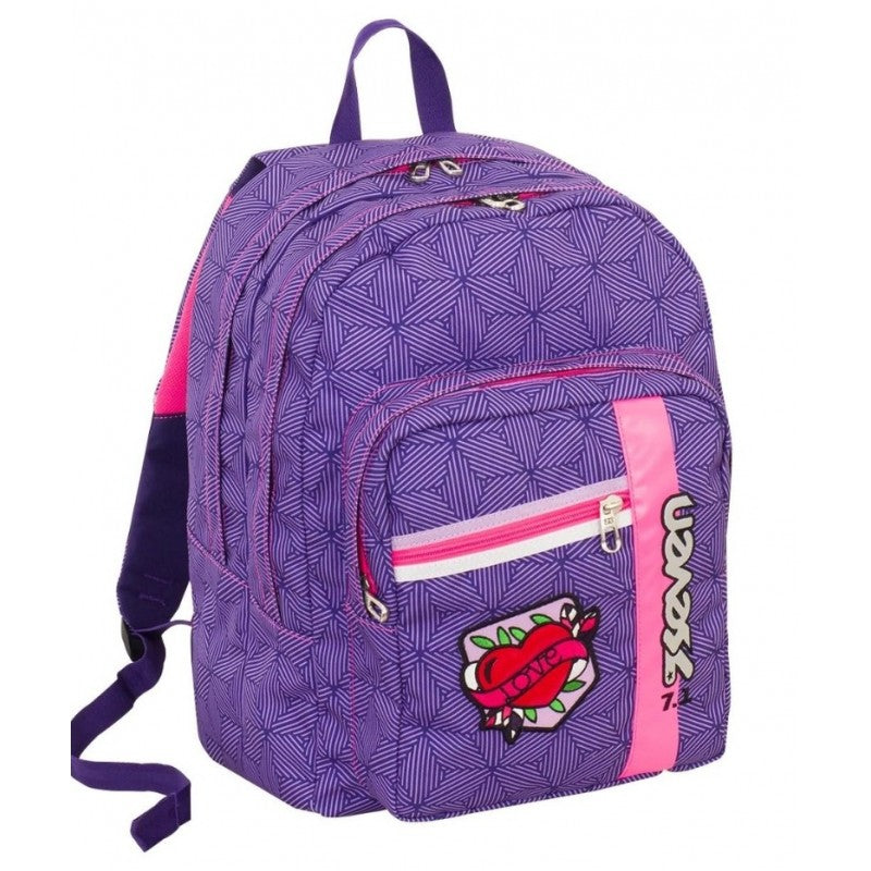 Zaino Seven Outsize Rebel Girl Con Power Bank In Omaggio- Z00017