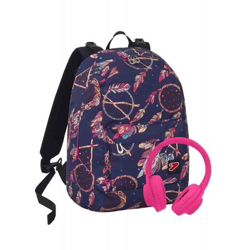 Zaino Seven Reversibile Dreamy Con Cuffie In Omaggio - Z00027