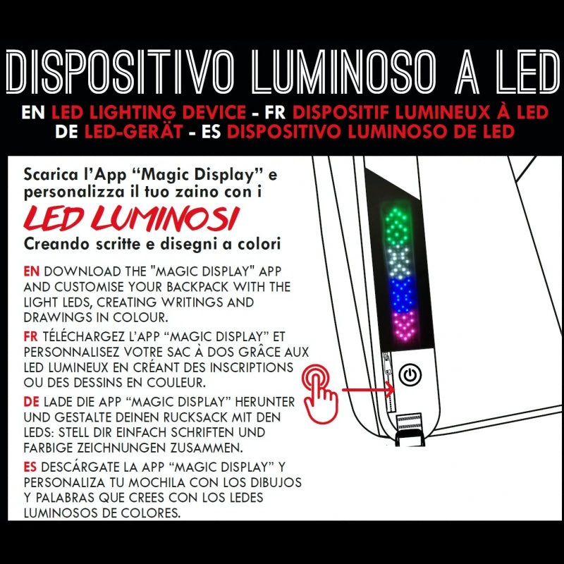 Zaino Seven Reversible Backpack Ledwall