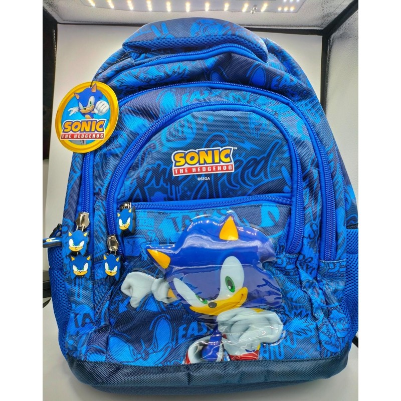 Zaino Sonic + Astuccio 3zip