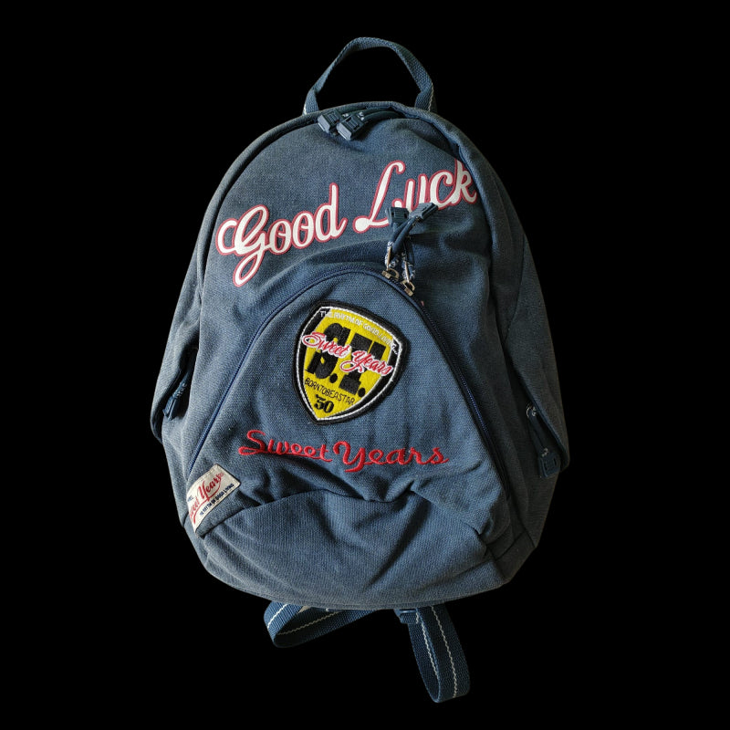 Zaino Sweet Years Good Luck Blu Con Cerniera