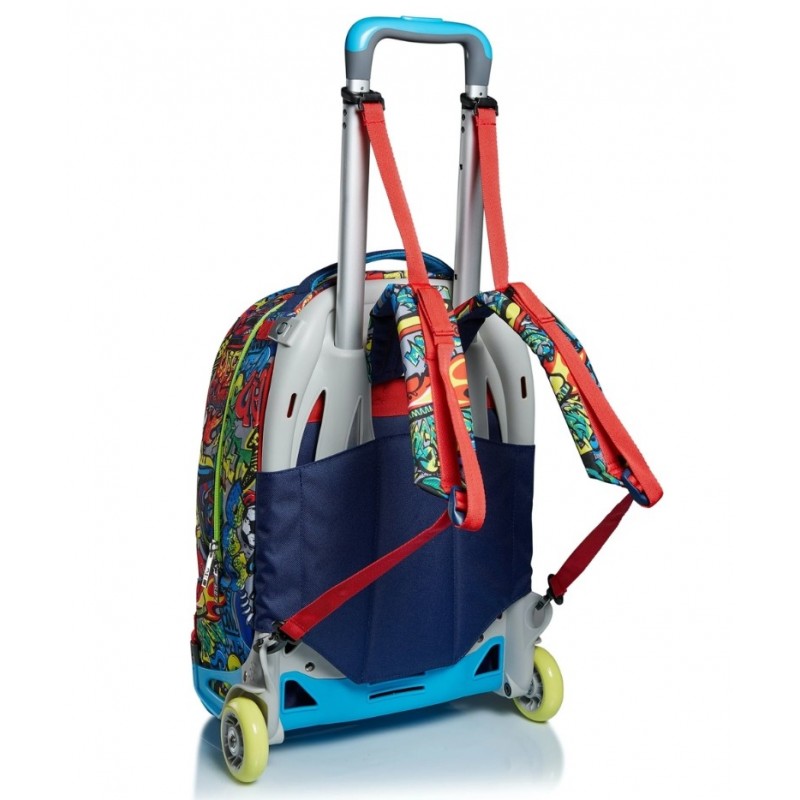 Zaino Trolley Jack Facce Da Sj Boy/girl